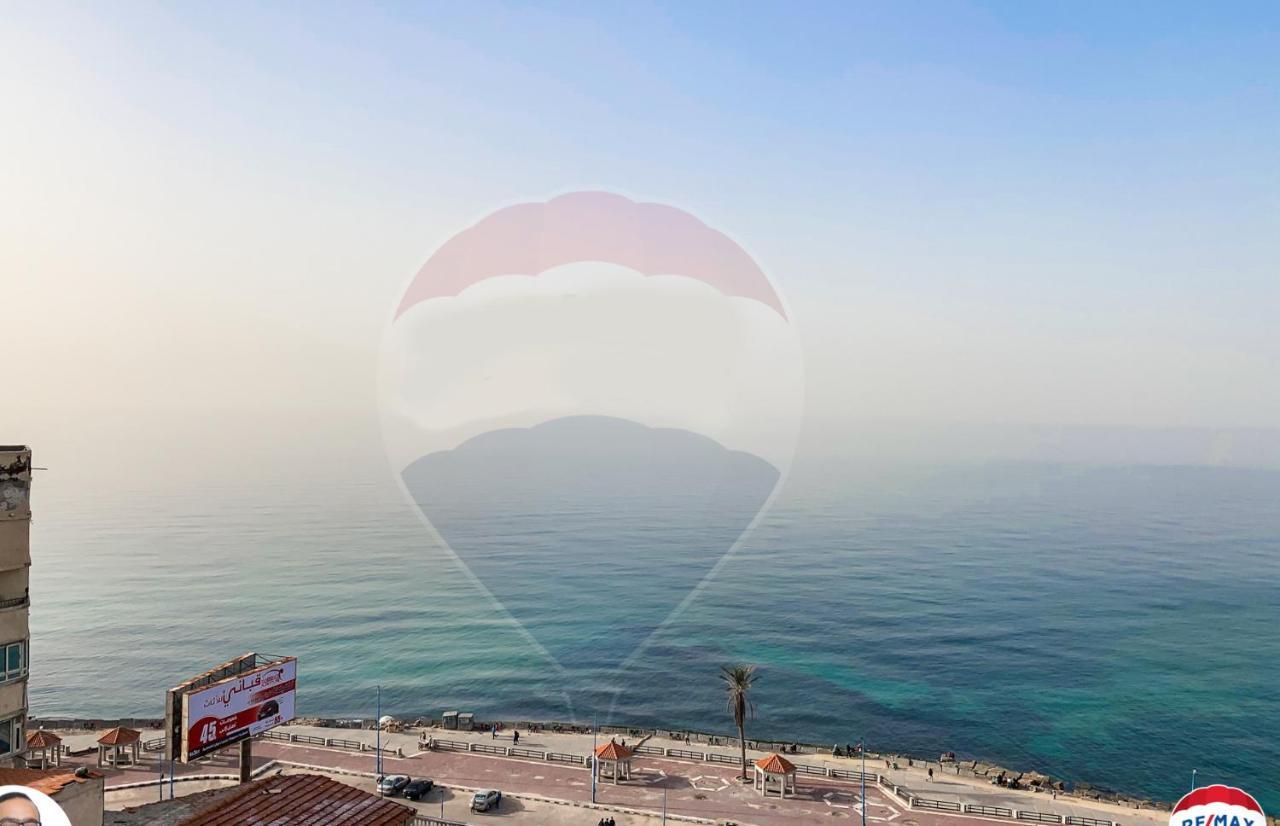 شقة فخمة فيوالبحر Luxury Panorama Sea View Alexandria Exteriör bild