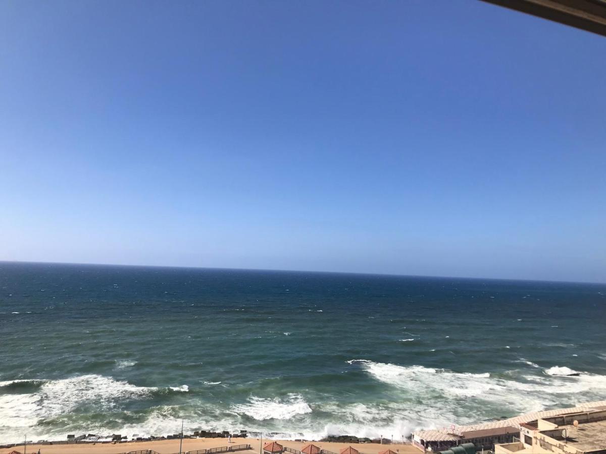 شقة فخمة فيوالبحر Luxury Panorama Sea View Alexandria Exteriör bild