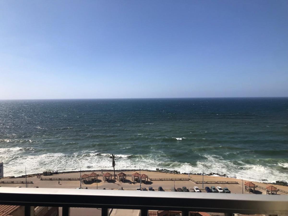 شقة فخمة فيوالبحر Luxury Panorama Sea View Alexandria Exteriör bild
